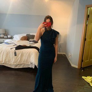 Lulus Prom Dress Teal Blue
